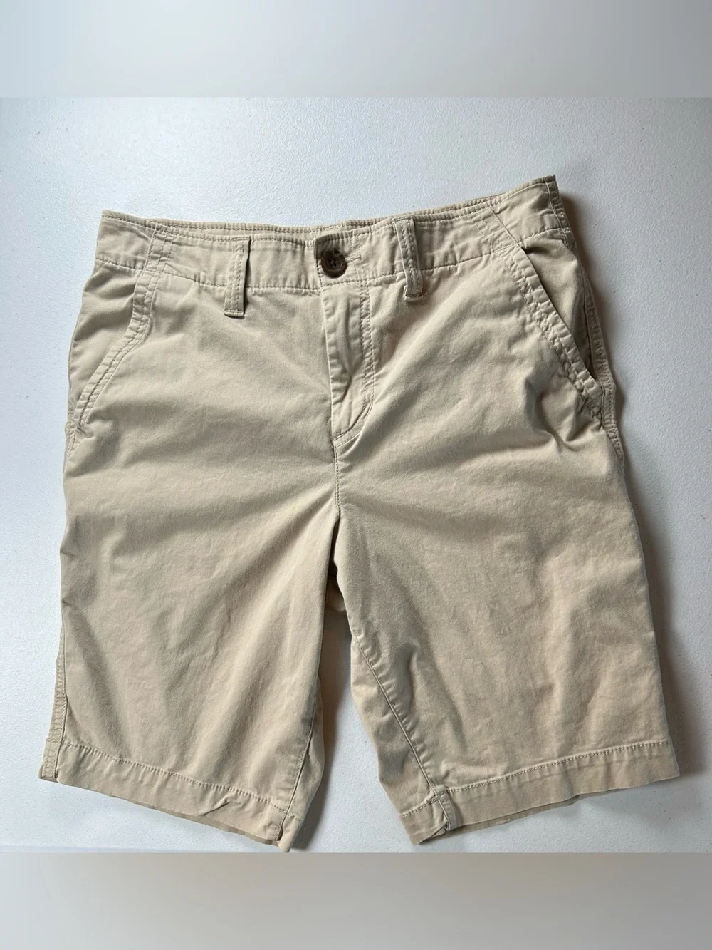 Urban Pipeline Super Flex Flat Front Chino Shorts Lot 2pc Men 30 Khaki Coral